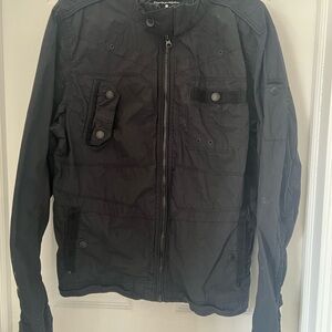 Buffalo David Bitton Black Military Jacket